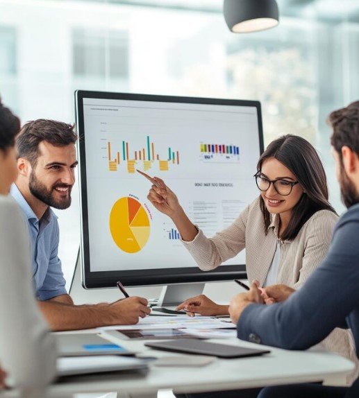 SEO Experts Working on Analytics